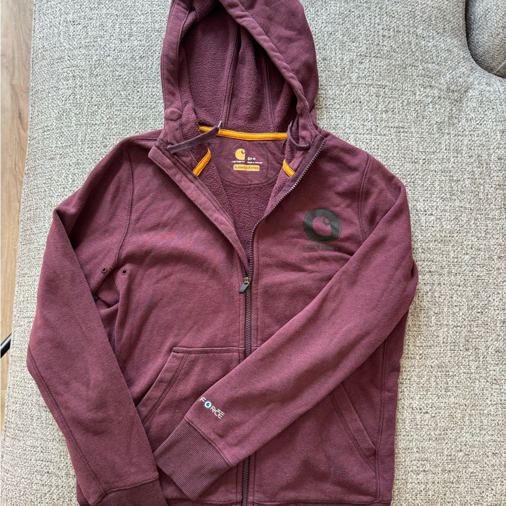 Carhartt Women's Burgundy Hoodie